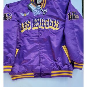 Los Angeles World Championship Satin Kobe Bryant 8 Wings Jacket 2009-2010 Siz5XL
